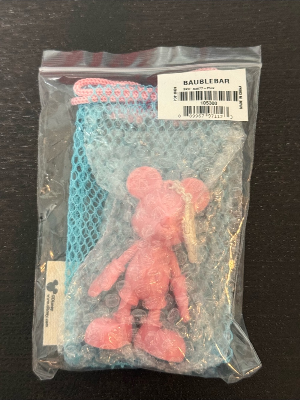 NWT BaubleBar Sport Edition Mickey Mouse Disney Bag Charm